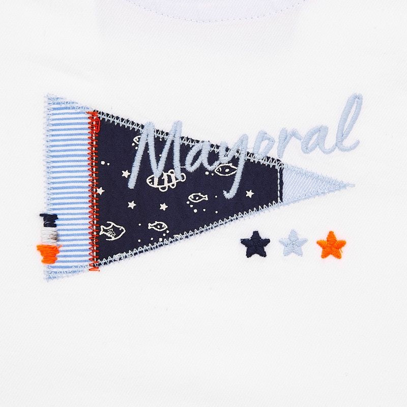 Koszula z krótkim rękawem chłopięca Mayoral 1160-86 Biały -  - #tag1# - #tag2# - #tag3# - #tag4#