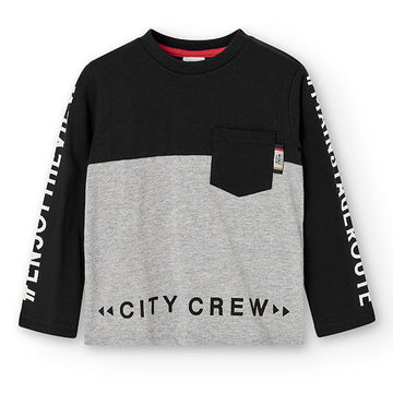 Koszulka dla chłopca Boboli 525068-890 kolor czarny -  - #tag1# - #tag2# - #tag3# - #tag4#