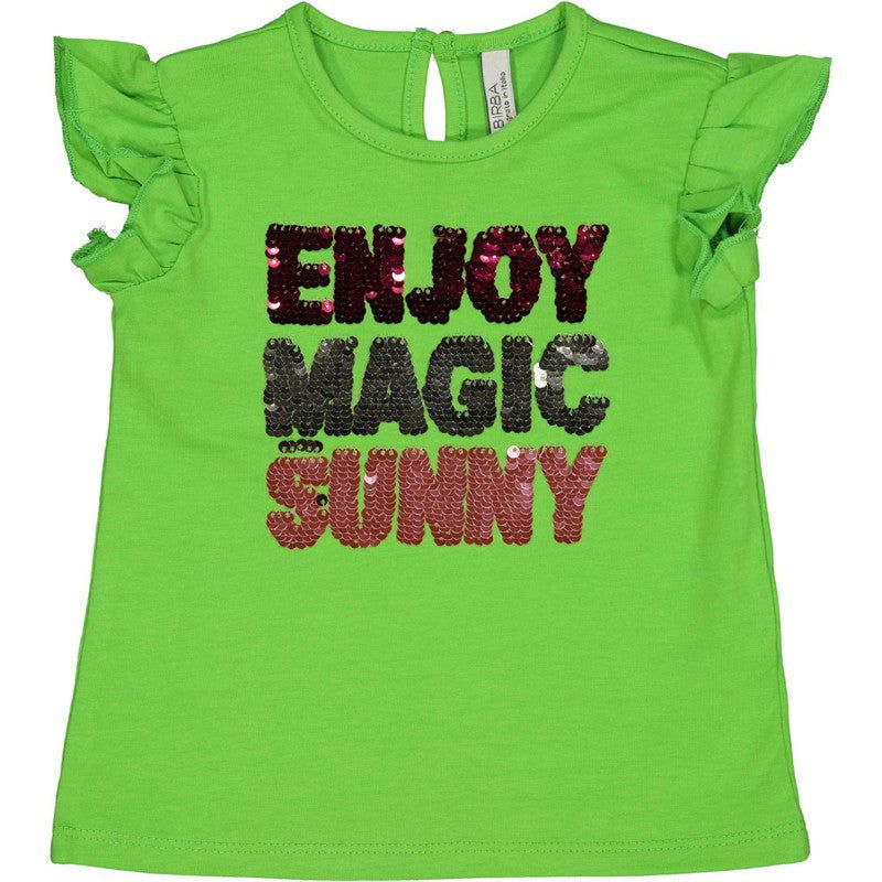 Koszulka dla dziewczynek Birba&Trybeyond 24097-25L kolor zielony -  - #tag1# - #tag2# - #tag3# - #tag4#