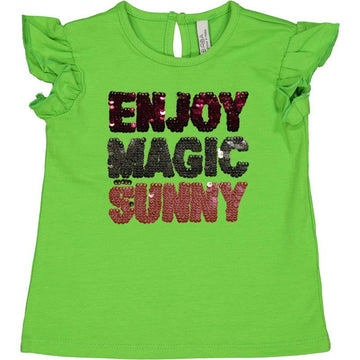 Koszulka dla dziewczynek Birba&Trybeyond 24097-25L kolor zielony -  - #tag1# - #tag2# - #tag3# - #tag4#