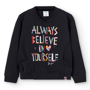 Koszulka dla dziewczynek Boboli 415101-890 kolor czarny -  - #tag1# - #tag2# - #tag3# - #tag4#