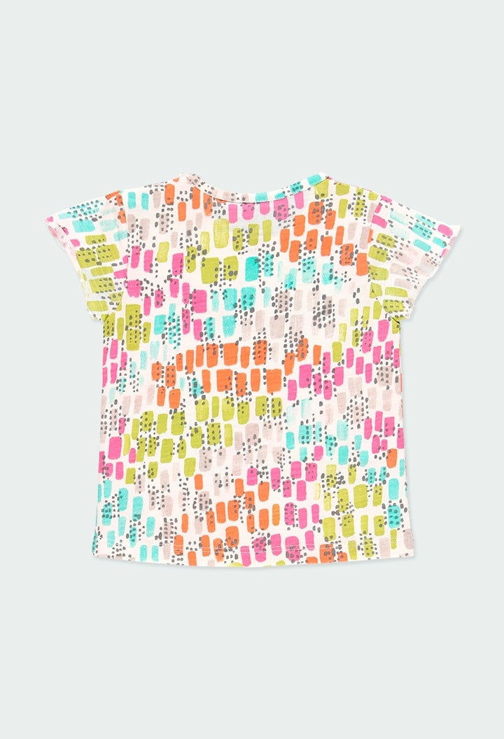 Koszulka dla dziewczynki Baby Boboli 244066-9829 kolor wielokolorowy -  - #tag1# - #tag2# - #tag3# - #tag4#