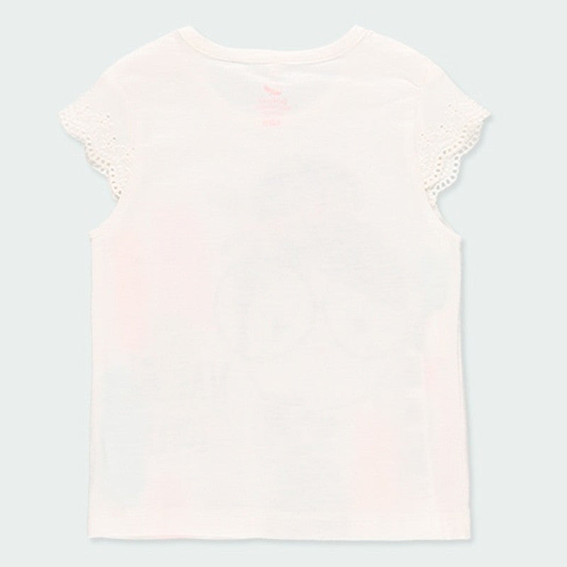 Koszulka dla dziewczynki Baby Boboli 244101-1111 kolor biały -  - #tag1# - #tag2# - #tag3# - #tag4#