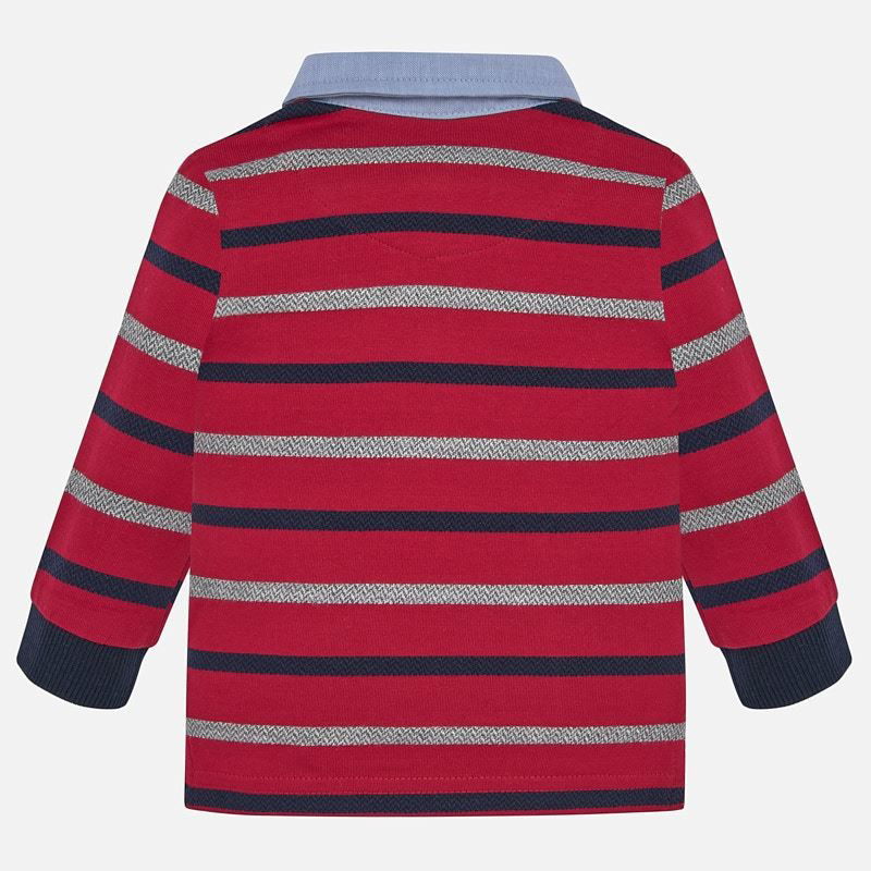 Koszulka polo z długim rękawem w paski chłopięca Mayoral 2108-59 -  - #tag1# - #tag2# - #tag3# - #tag4#