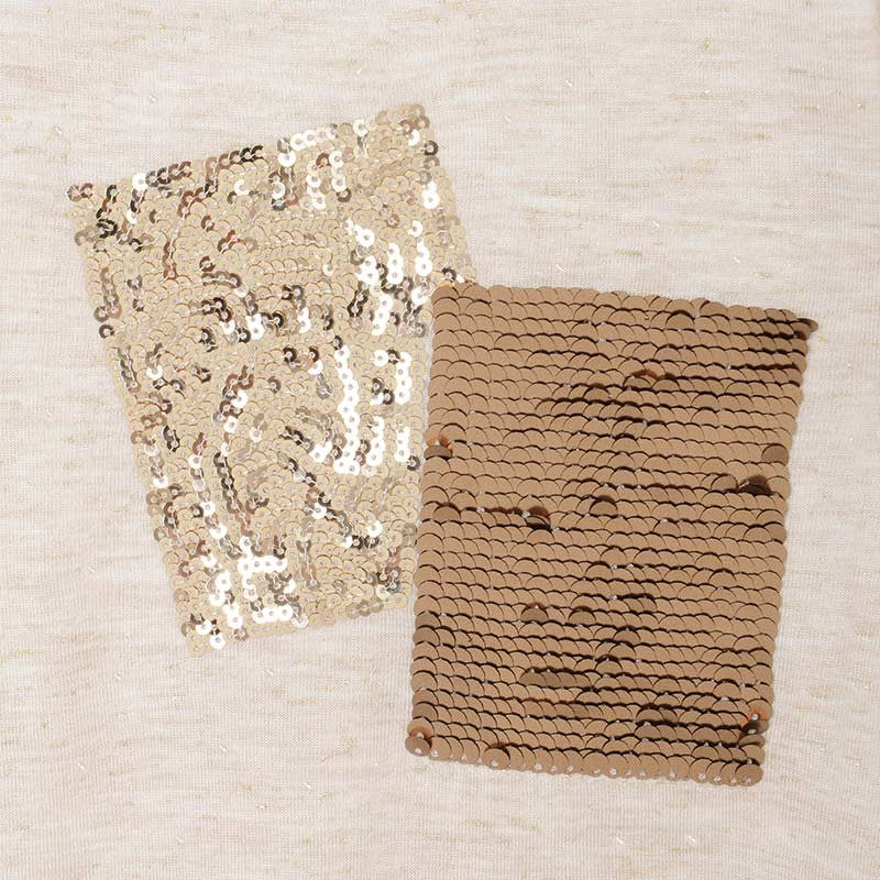 Koszulka z cekinami dziewczęca Mayoral 6011-2 Beżowy -  - #tag1# - #tag2# - #tag3# - #tag4#