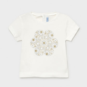 Koszulka z krótkim rękawem dziewczęca Mayoral 105-32 Kremowy -  - #tag1# - #tag2# - #tag3# - #tag4#