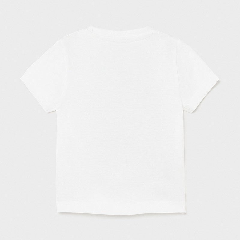 Koszulka z nadrukiem chłopięca Mayoral 1013-83 Biały -  - #tag1# - #tag2# - #tag3# - #tag4#