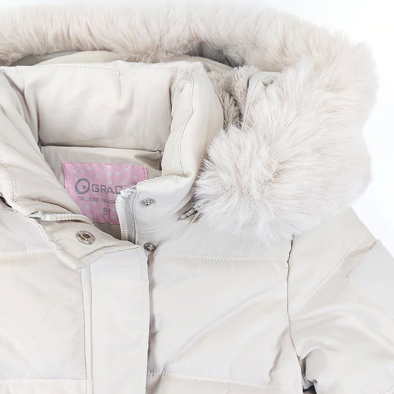 Kurtka Zimowa dziewczynka beż G60136-71023  GKMOD -  - #tag1# - #tag2# - #tag3# - #tag4#