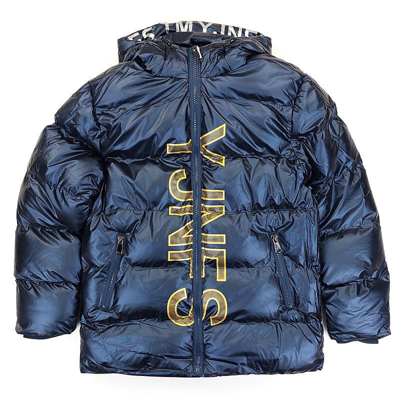 Kurtka Zimowa dziewczynka granat M-555-131123  GKMOD -  - #tag1# - #tag2# - #tag3# - #tag4#