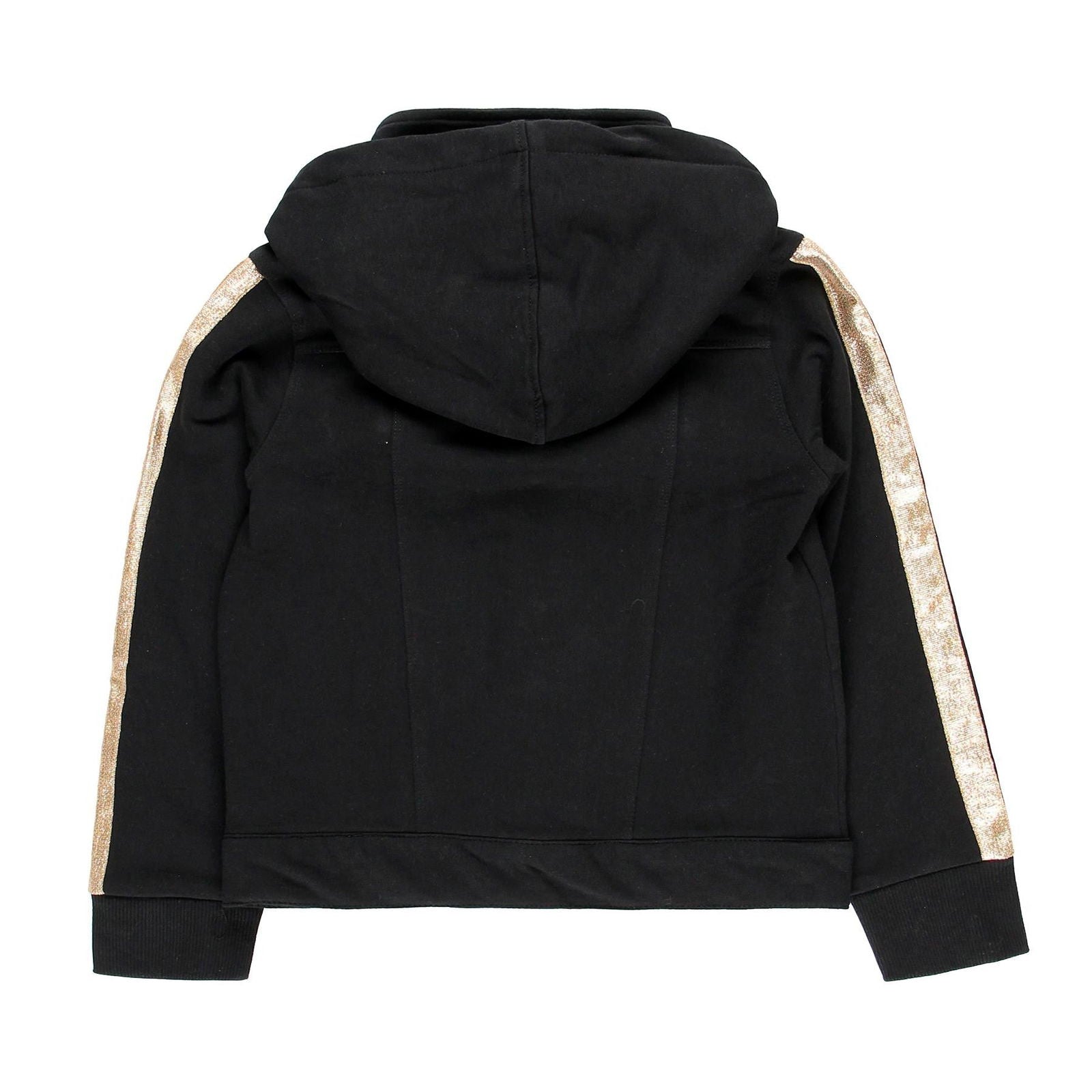 Kurtka dresowa dla dziewczynki Boboli 449186-890 kolor CZARNY -  - #tag1# - #tag2# - #tag3# - #tag4#