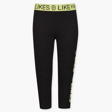 Leginsy z nadrukiem dziewczęce Losan 114-6019AL-063 kolor Czarny -  - #tag1# - #tag2# - #tag3# - #tag4#
