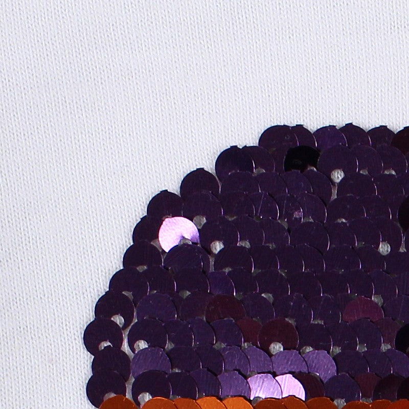 Losan 726-1203AD-001 bluzka cekiny kolor biały -  - #tag1# - #tag2# - #tag3# - #tag4#