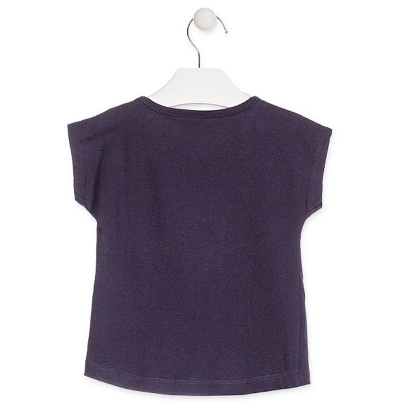 Losan T-shirt na ramiączkach dziewczęcy granat 916-1211AA-378 -  - #tag1# - #tag2# - #tag3# - #tag4#