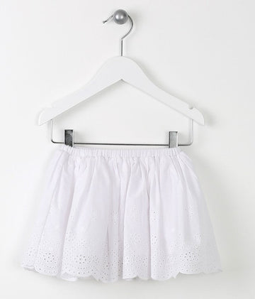 Losan spódnica haft 616-7003AD  kolor biała -  - #tag1# - #tag2# - #tag3# - #tag4#