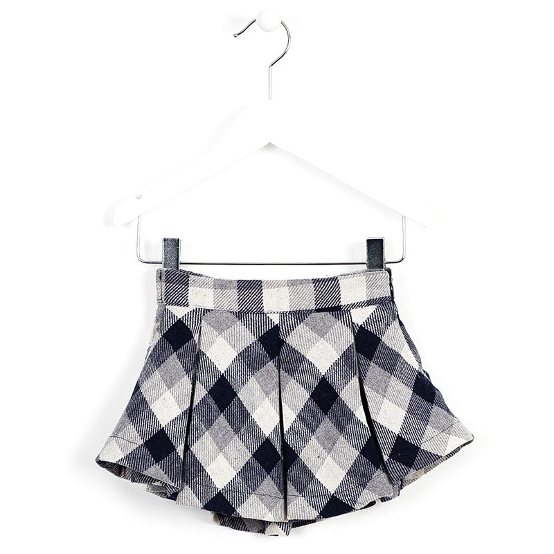 Losan spódnica krata 626-7735AD  kolor czrny/popiel -  - #tag1# - #tag2# - #tag3# - #tag4#