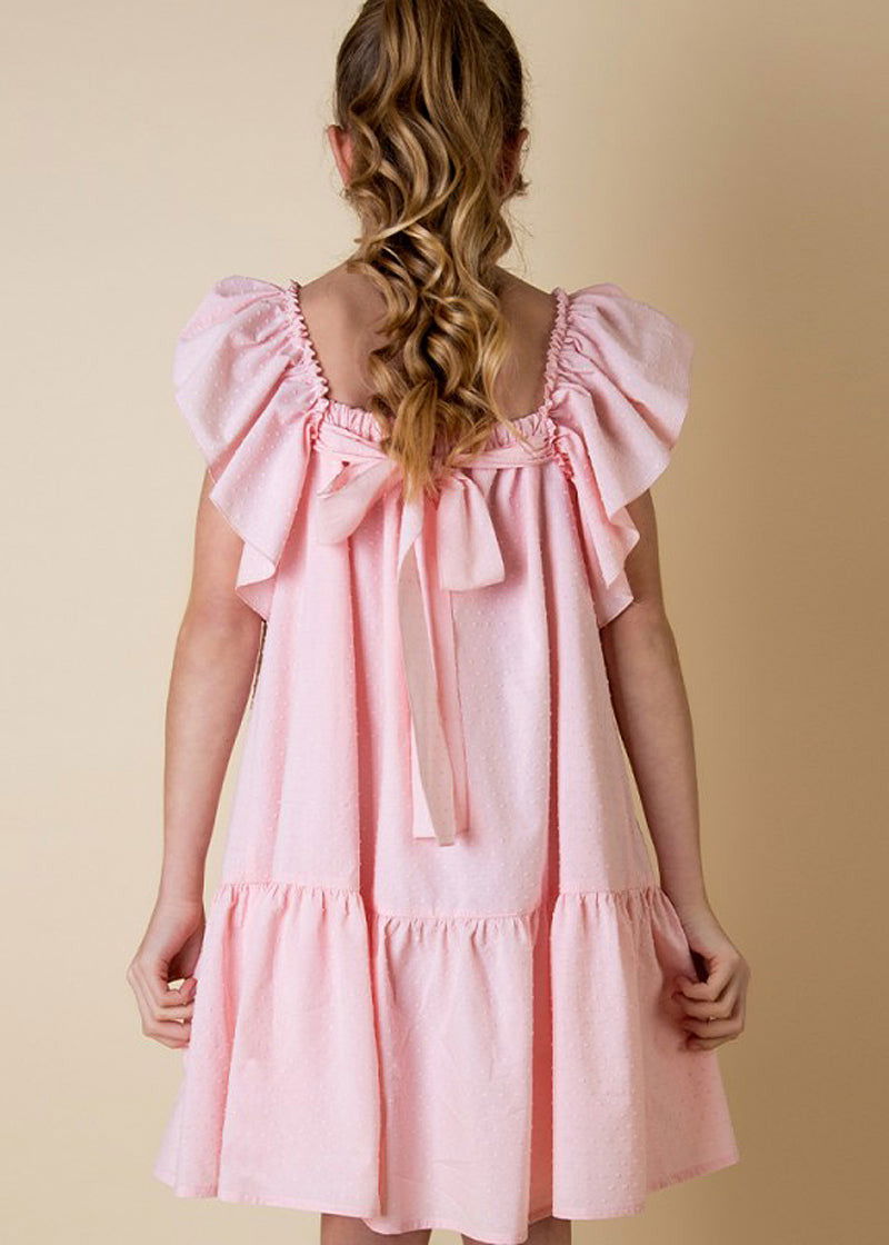 MINIMI 18/23 Sukienka elegancka kolor róż -  - #tag1# - #tag2# - #tag3# - #tag4#