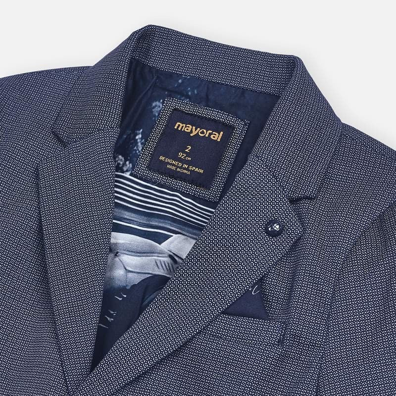 Marynarka elegancka chłopięca Mayoral 3444-60 Granatowy -  - #tag1# - #tag2# - #tag3# - #tag4#