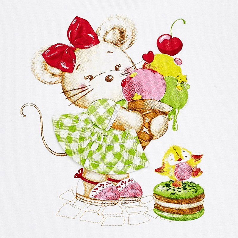 Mayoral 1030-68 Koszulka dziewczęca kolor Biały -  - #tag1# - #tag2# - #tag3# - #tag4#