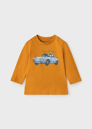 Mayoral 11-02067-043 Koszulka z długim rękawem chłopięca 2067-43 Pomarańczowy -  - #tag1# - #tag2# - #tag3# - #tag4#