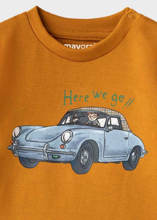 Mayoral 11-02067-043 Koszulka z długim rękawem chłopięca 2067-43 Pomarańczowy -  - #tag1# - #tag2# - #tag3# - #tag4#