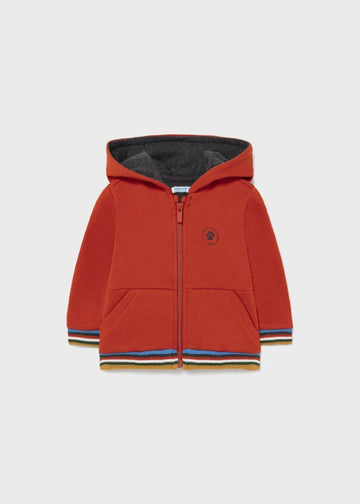 Mayoral 11-02425-058 Bluza z kapturem dla chłopca 2425-58 ciemny pomarańcz -  - #tag1# - #tag2# - #tag3# - #tag4#
