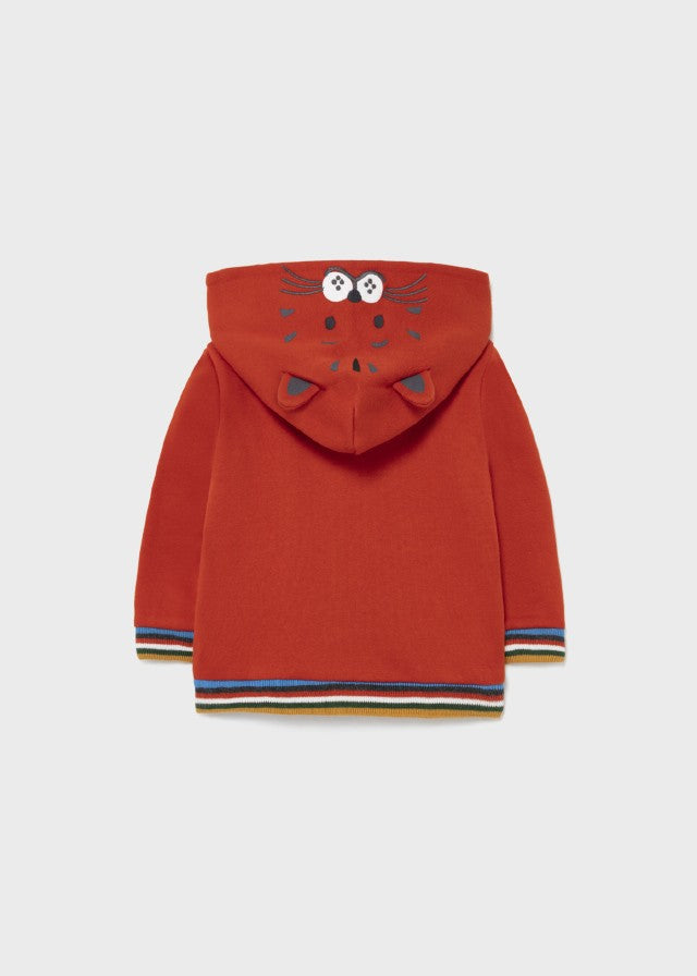 Mayoral 11-02425-058 Bluza z kapturem dla chłopca 2425-58 ciemny pomarańcz -  - #tag1# - #tag2# - #tag3# - #tag4#