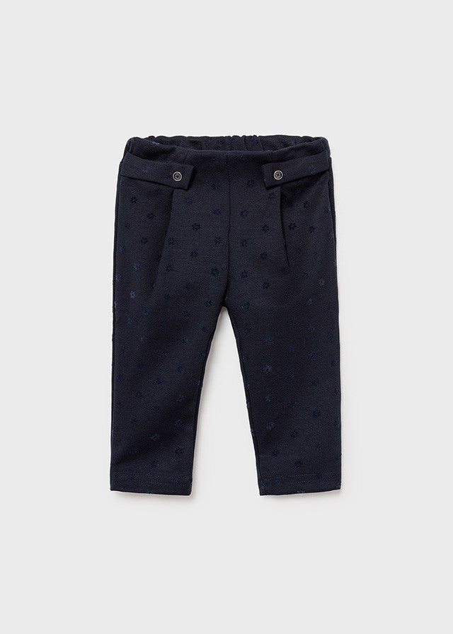 Mayoral 11-02540-034 Spodnie dzianinowe dla dziewczynek 2540-34 granatowy -  - #tag1# - #tag2# - #tag3# - #tag4#