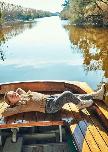 Mayoral 11-04577-062 Spodnie slouchy jeans dziewczynka 4577-62 Szary -  - #tag1# - #tag2# - #tag3# - #tag4#