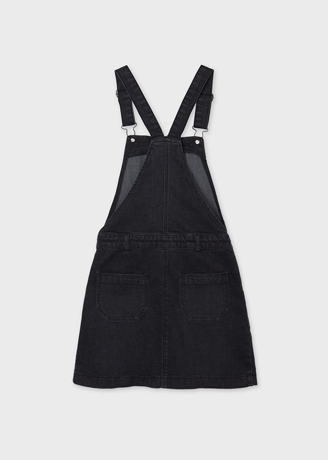 Mayoral 11-07908-081 Spódnica ogrodniczka dziewczeca 7908-81 Czarny -  - #tag1# - #tag2# - #tag3# - #tag4#