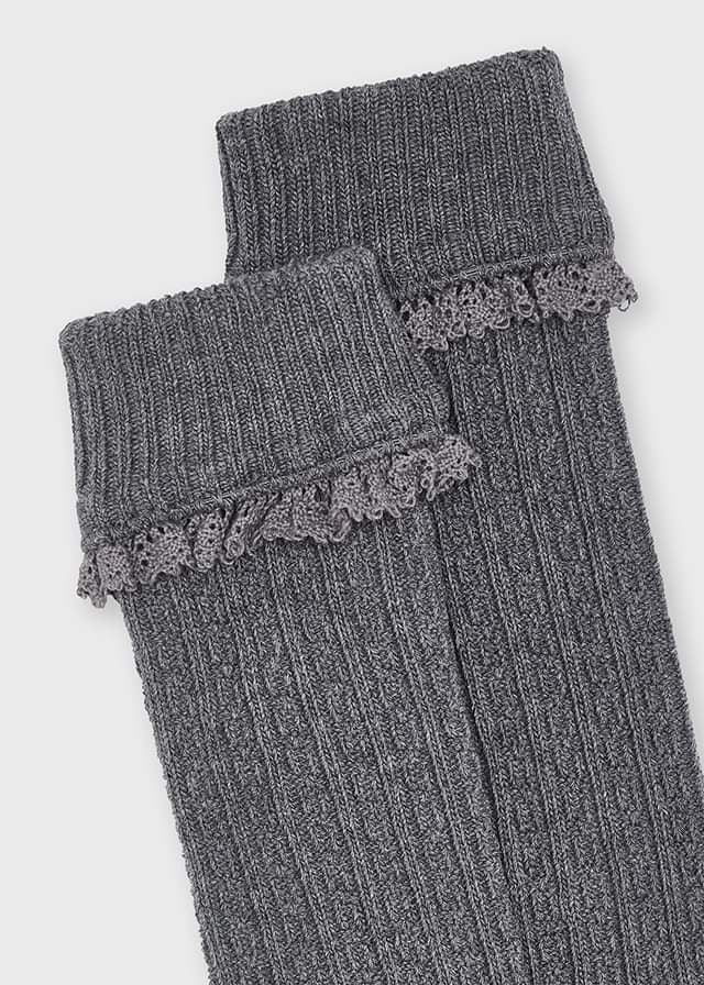 Mayoral 11-10139-034 Skarpety dla dziewczynki 10139-34 stal -  - #tag1# - #tag2# - #tag3# - #tag4#