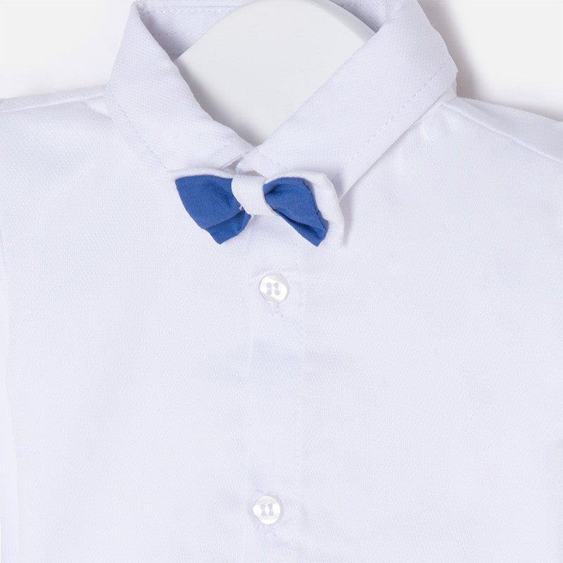 Mayoral 1112-40 Koszula dla chłopca z muszką kolor Biały -  - #tag1# - #tag2# - #tag3# - #tag4#