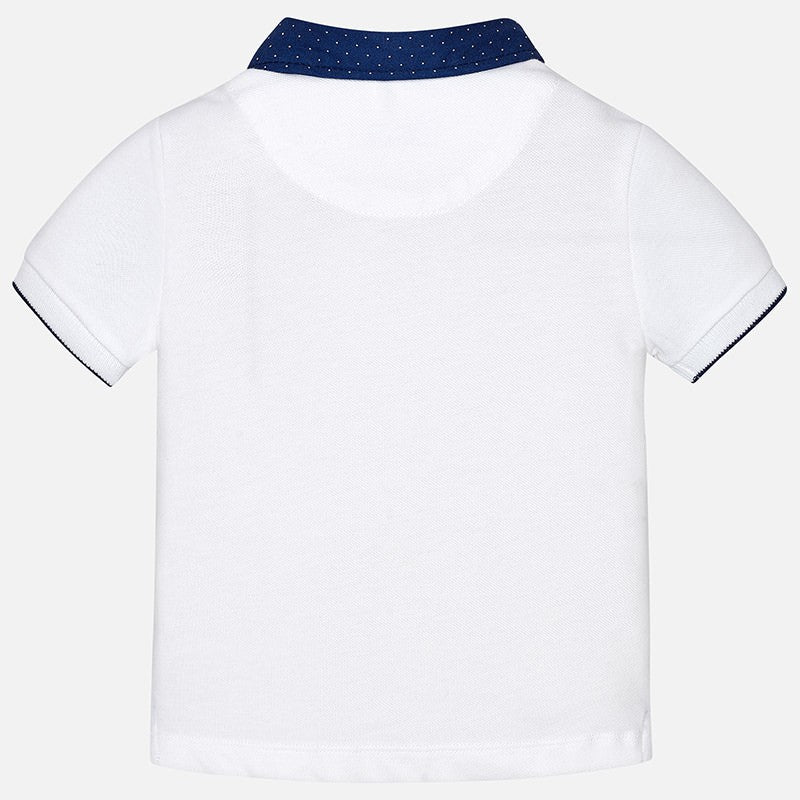 Mayoral 1128-78 Polo koszulka dla chłopaka kolor biały -  - #tag1# - #tag2# - #tag3# - #tag4#