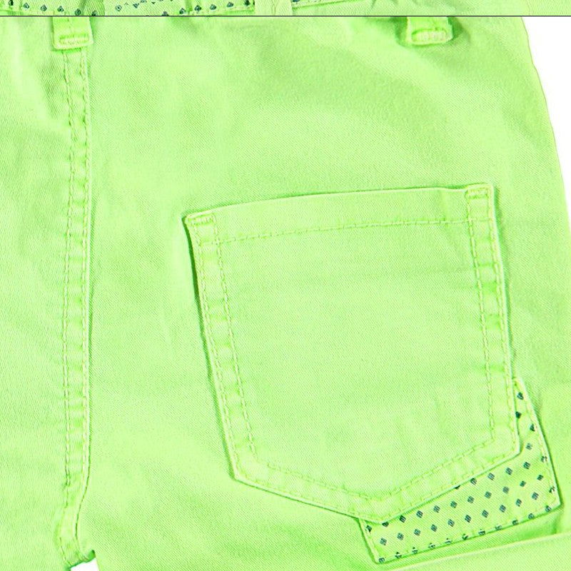 Mayoral 1250-50 Bermudy 5 kieszeni aplikacje  kolor Kwaśny -  - #tag1# - #tag2# - #tag3# - #tag4#