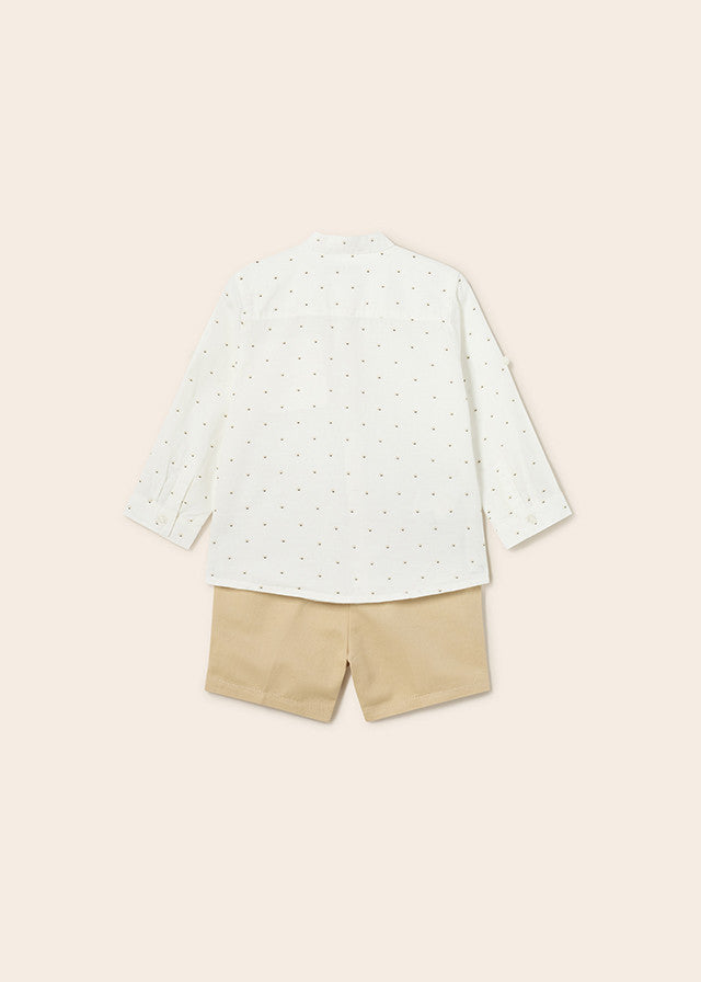 Mayoral 1297-78 Komplet elegancki chłopiec kolor beżowy -  - #tag1# - #tag2# - #tag3# - #tag4#