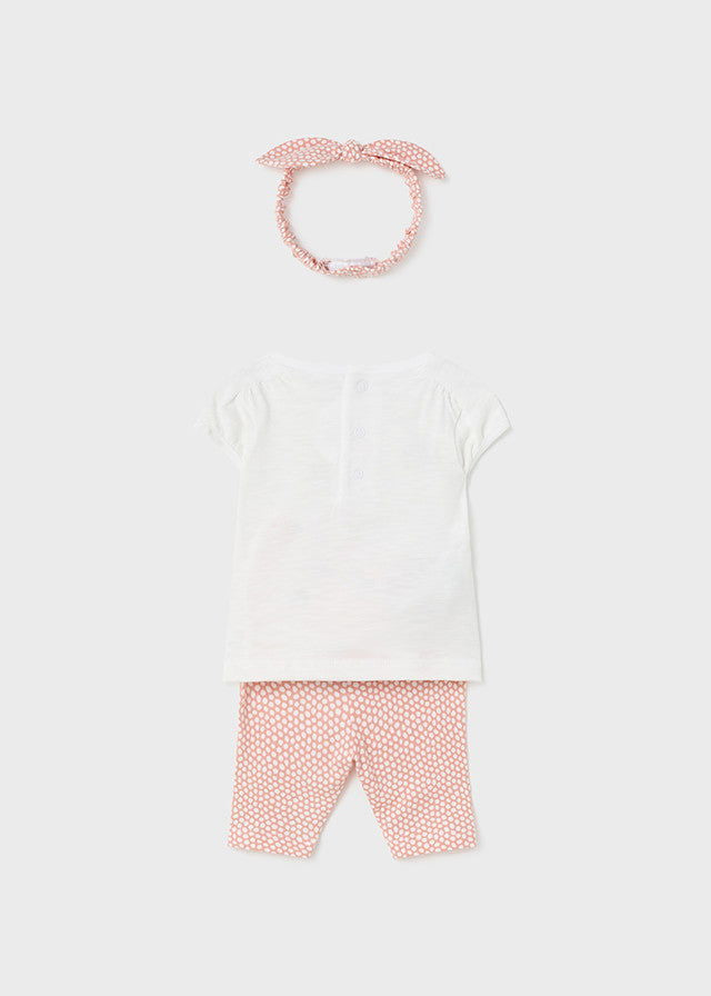 Mayoral 1746-73 Komplet z opaską dziewczynka kolor morela -  - #tag1# - #tag2# - #tag3# - #tag4#