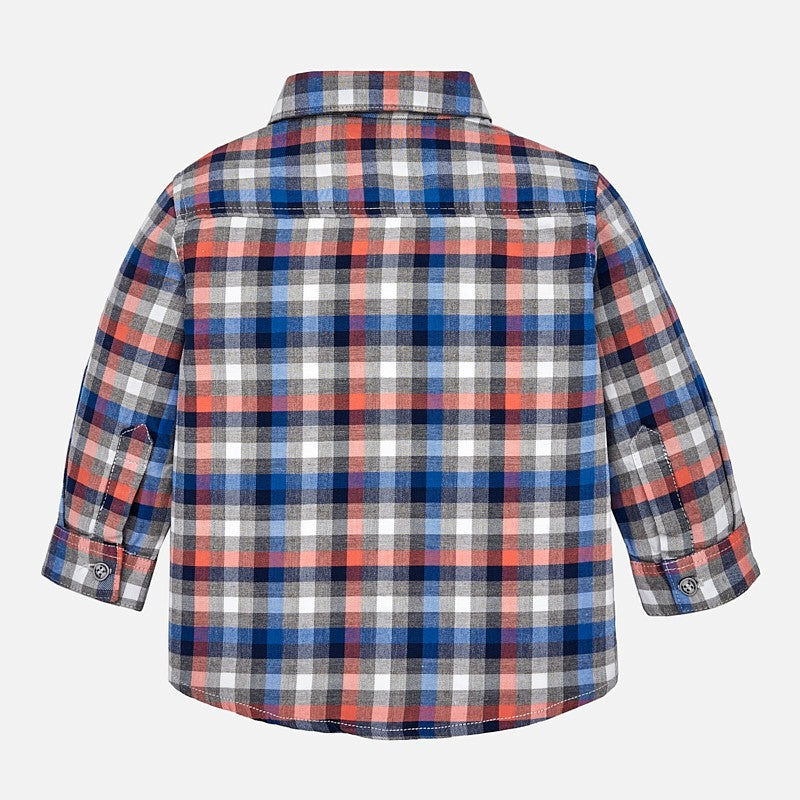 Mayoral 2142-25 Koszula chłopięca krata kolor Papryka -  - #tag1# - #tag2# - #tag3# - #tag4#