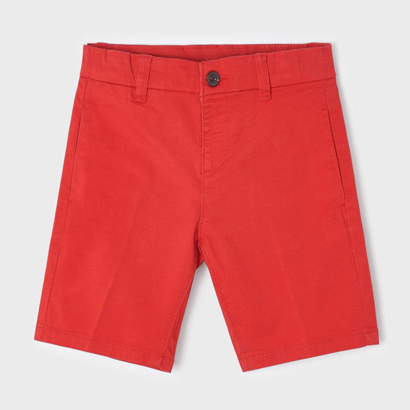 Mayoral 22-00202-019 Bermudy chino chłopięce 202-19 czerwony -  - #tag1# - #tag2# - #tag3# - #tag4#