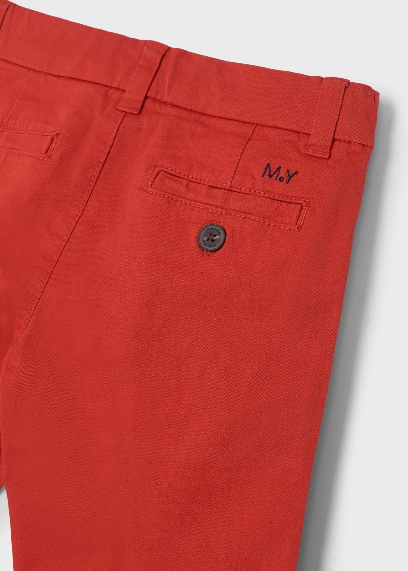 Mayoral 22-00202-019 Bermudy chino chłopięce 202-19 czerwony -  - #tag1# - #tag2# - #tag3# - #tag4#