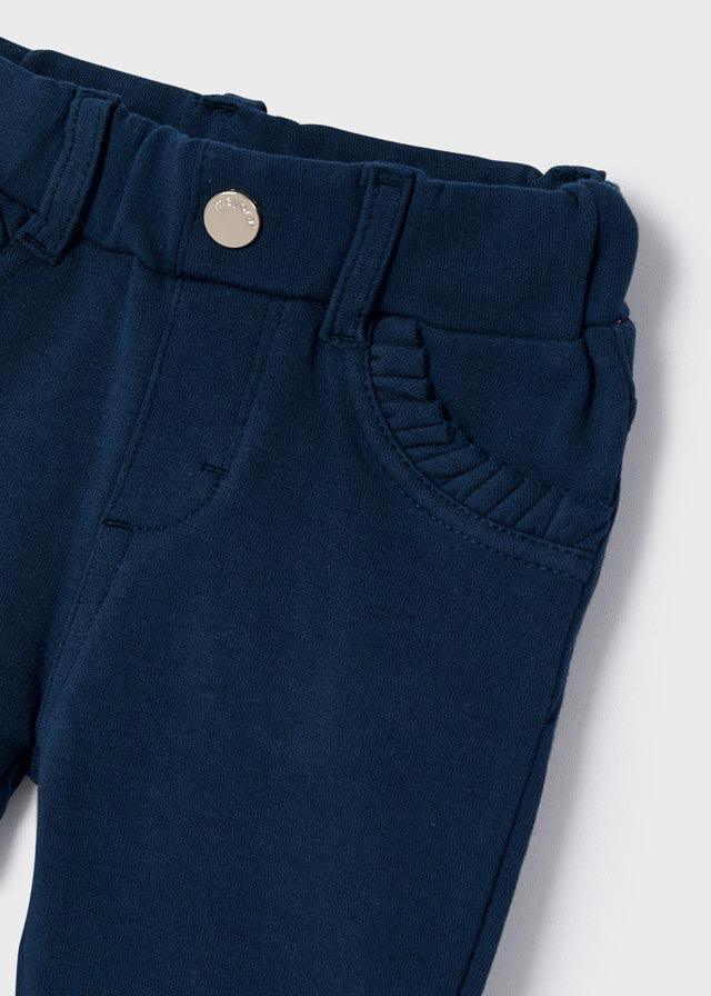 Mayoral 22-00550-034 Spodnie bawełniane dziewczynka 550-34 atrament -  - #tag1# - #tag2# - #tag3# - #tag4#