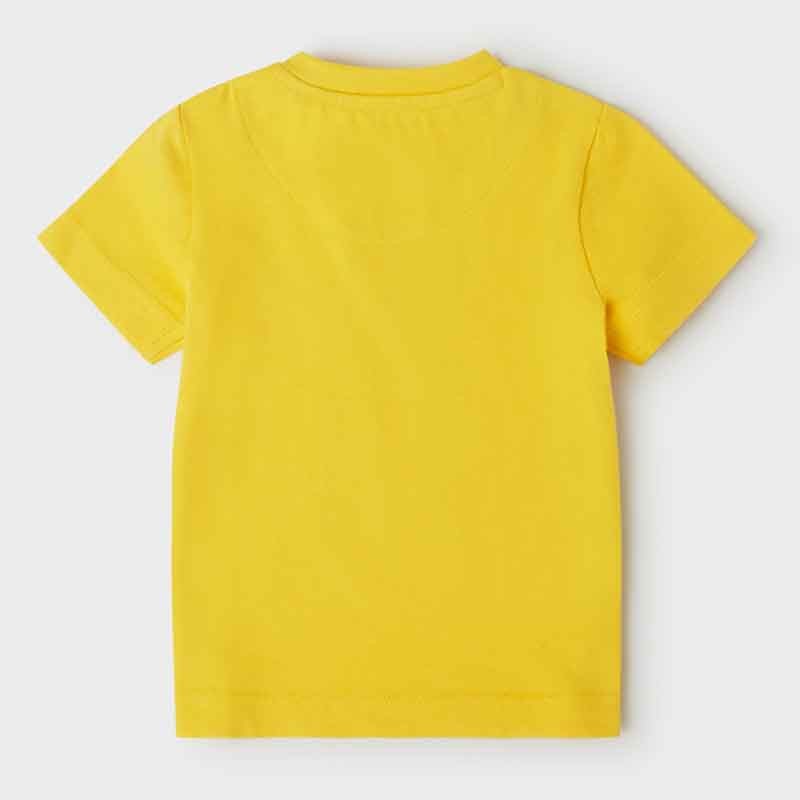 Mayoral 22-01011-021 Koszulka z krótkim rękawem chłopiec 1011-21 żółty -  - #tag1# - #tag2# - #tag3# - #tag4#