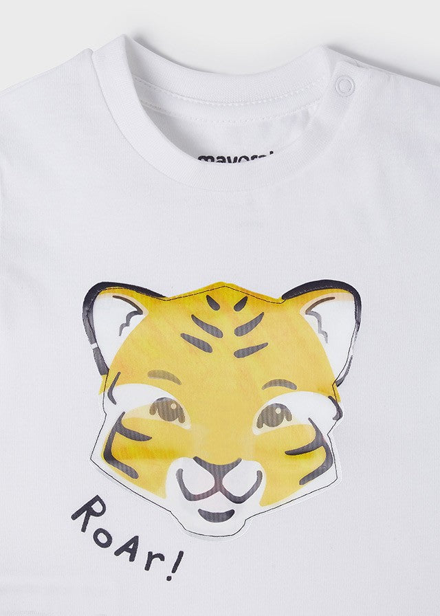 Mayoral 22-01014-066 Koszulka z krótkim rękawem chłopiec 1014-66 biały -  - #tag1# - #tag2# - #tag3# - #tag4#