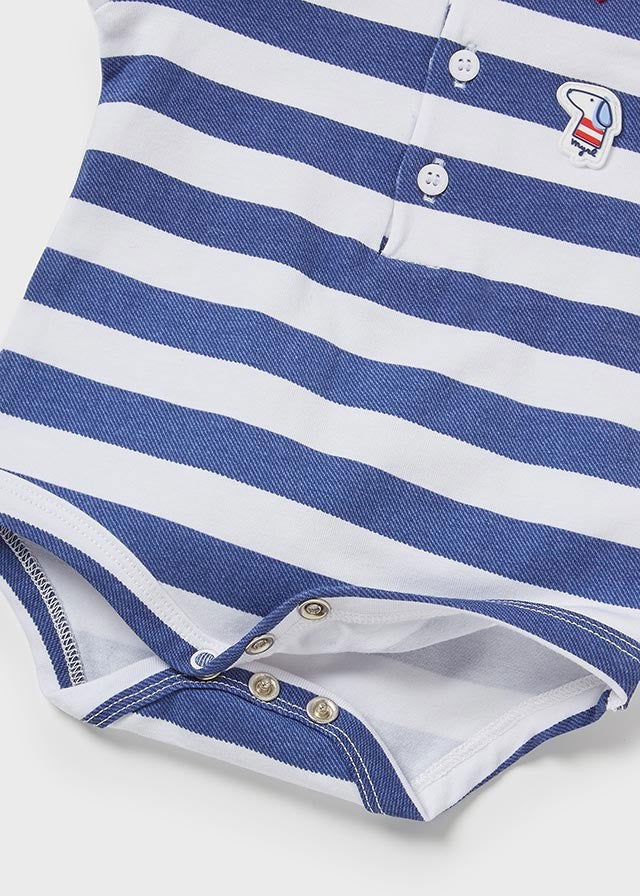 Mayoral 22-01709-081 Body polo chłopiec 1709-81 blue star -  - #tag1# - #tag2# - #tag3# - #tag4#