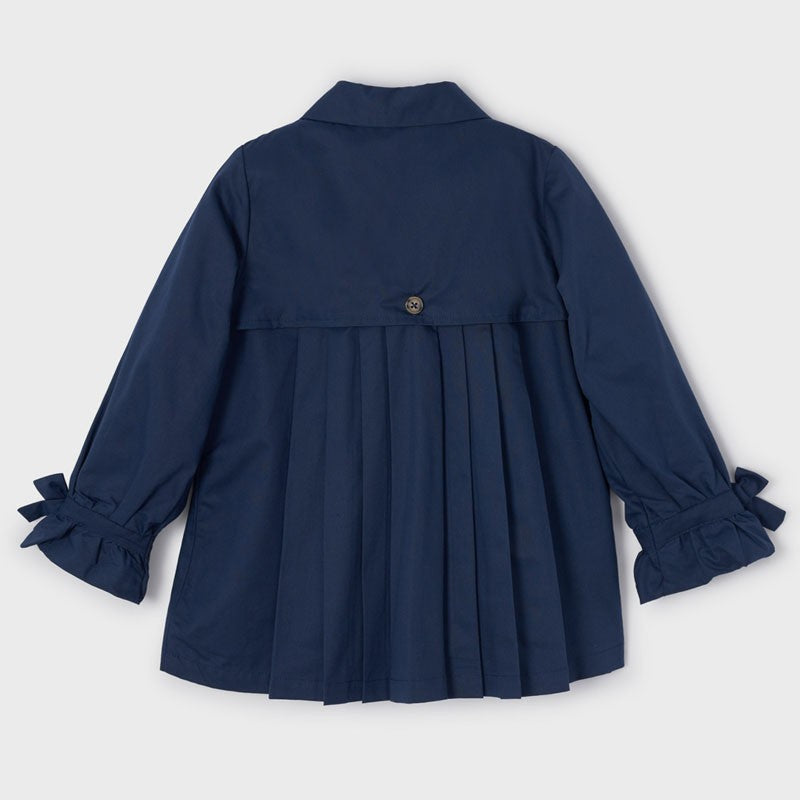 Mayoral 22-03434-084 Płaszcz dla dziewczynki 3434-84 atrament -  - #tag1# - #tag2# - #tag3# - #tag4#