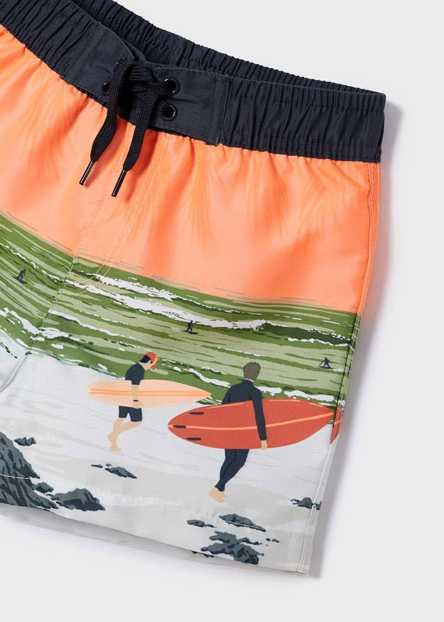 Mayoral 22-03666-073 Bermudy kąpielowe chłopiec 3666-73 dusty pink -  - #tag1# - #tag2# - #tag3# - #tag4#