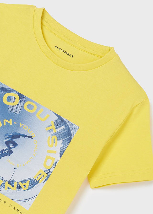 Mayoral 22-06015-036 Koszulka z krótkim rękawem chłopiec 6015-36 mimoza -  - #tag1# - #tag2# - #tag3# - #tag4#