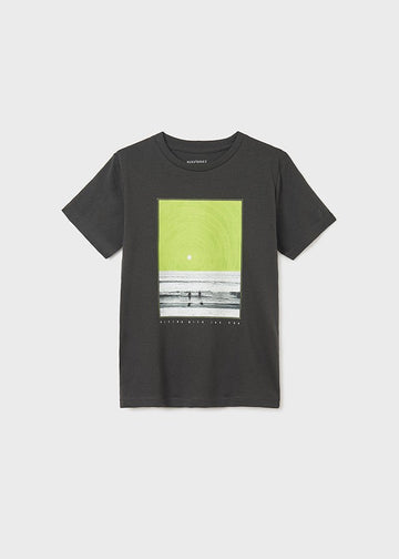 Mayoral 22-06020-011 Koszulka z krótkim rękawem chłopiec 6020-11 kawior -  - #tag1# - #tag2# - #tag3# - #tag4#