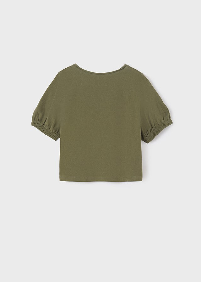 Mayoral 22-06026-014 Koszulka z krótkim rękawem dziewczynka 6026-14 algi -  - #tag1# - #tag2# - #tag3# - #tag4#