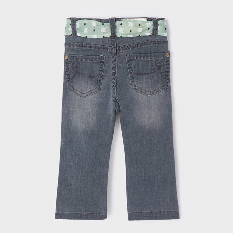 Mayoral 2542-92 Spodnie jeansowe dziewczęce kolor szary -  - #tag1# - #tag2# - #tag3# - #tag4#
