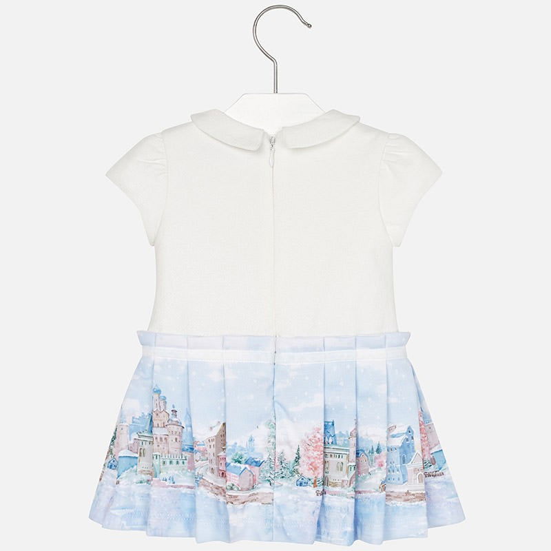 Mayoral 2931-31 Sukienka dzianina krajobraz kolor Kremowy -  - #tag1# - #tag2# - #tag3# - #tag4#