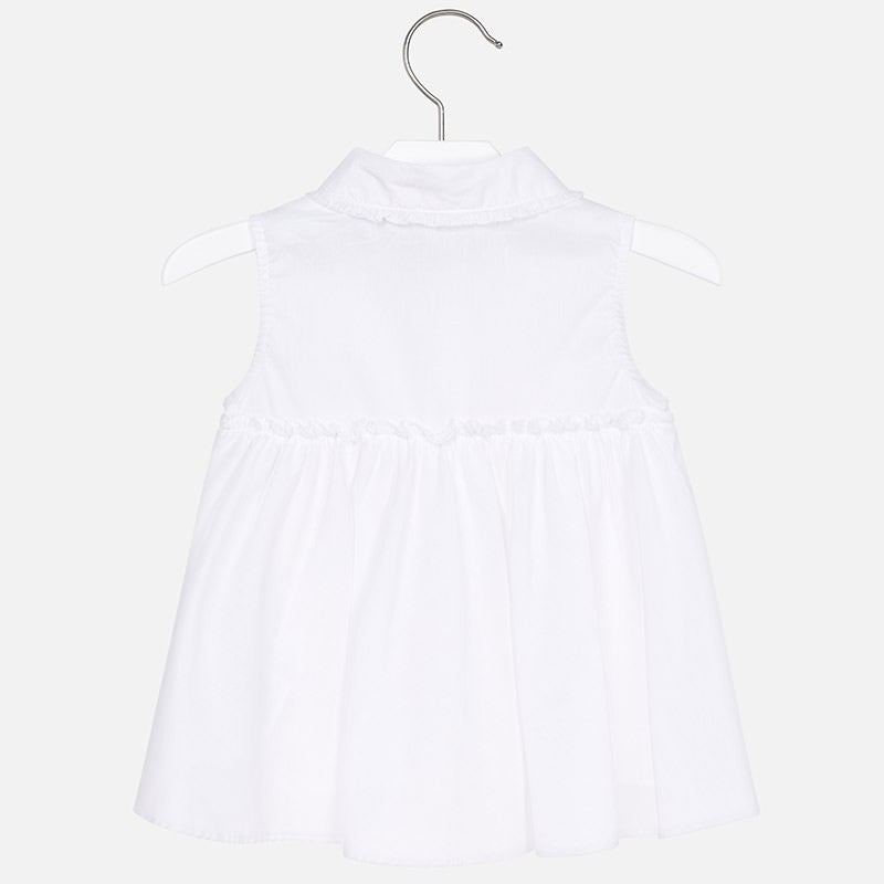 Mayoral 3107-48 Bluzka dziewczęca kolor biały -  - #tag1# - #tag2# - #tag3# - #tag4#